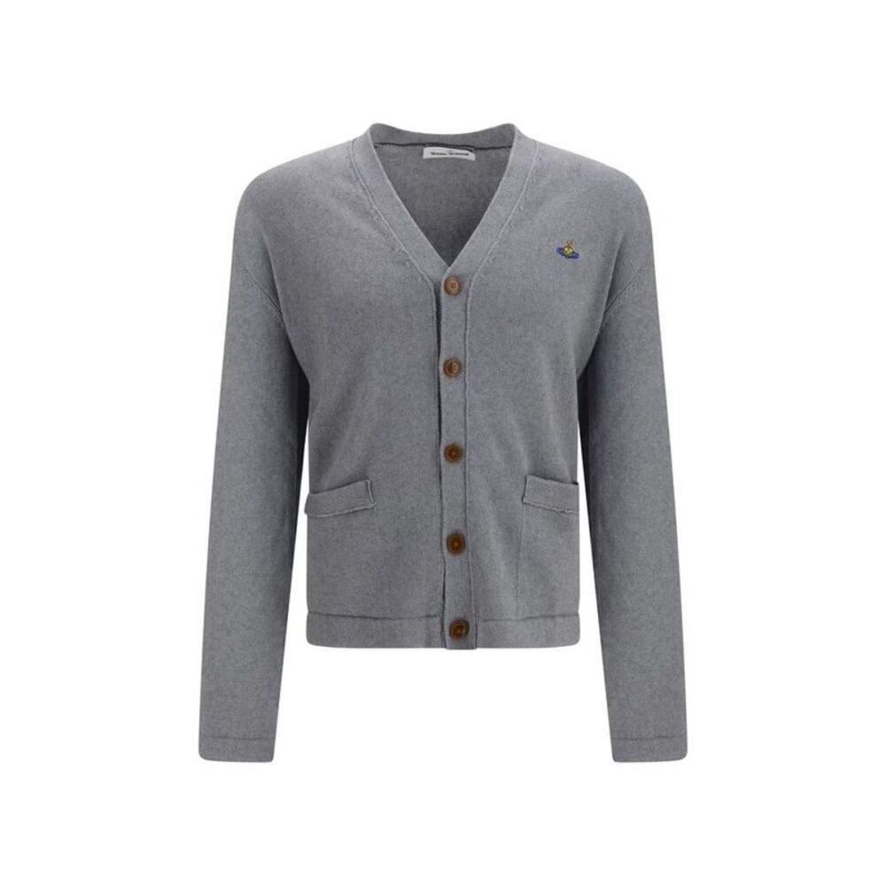Vivienne Westwood Gray Cotton Men's Cardigan